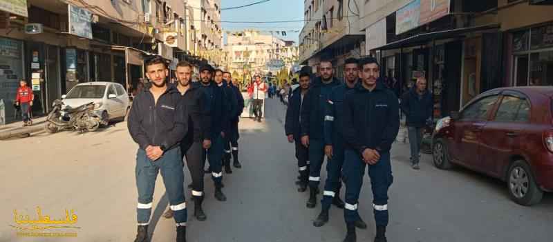 مسيرةٌ جماهيريةٌ حاشدةٌ في مخيّم نهر البارد إحياءً للذكرى الـ٥٨ لانطلاقة الثورة الفلسطينية وحركة "فتح"