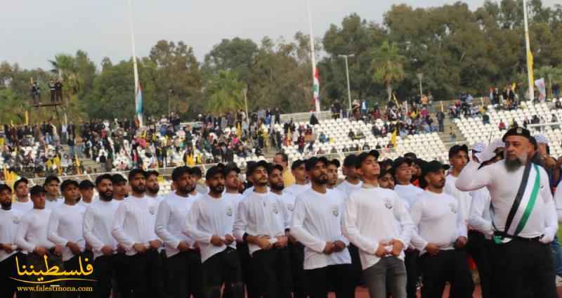 زحفٌ فتحاويٌّ هادرٌ يحتشدُ في المهرجان المركزي إحياءً للذكرى الـ٥٨ لانطلاقة "فتح" والثورة الفلسطينية المعاصِرة