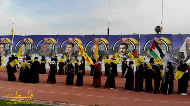 زحفٌ فتحاويٌّ هادرٌ يحتشدُ في المهرجان المركزي إحياءً للذكرى الـ٥٨ لانطلاقة "فتح" والثورة الفلسطينية المعاصِرة