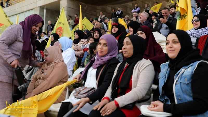 زحفٌ فتحاويٌّ هادرٌ يحتشدُ في المهرجان المركزي إحياءً للذكرى الـ٥٨ لانطلاقة "فتح" والثورة الفلسطينية المعاصِرة