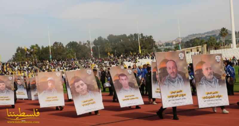 زحفٌ فتحاويٌّ هادرٌ يحتشدُ في المهرجان المركزي إحياءً للذكرى الـ٥٨ لانطلاقة "فتح" والثورة الفلسطينية المعاصِرة