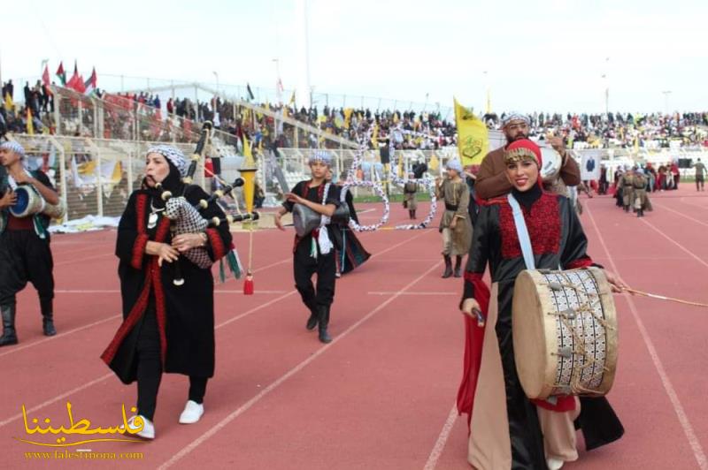 زحفٌ فتحاويٌّ هادرٌ يحتشدُ في المهرجان المركزي إحياءً للذكرى الـ٥٨ لانطلاقة "فتح" والثورة الفلسطينية المعاصِرة