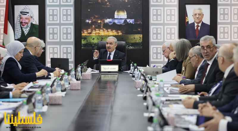 مجلس الوزراء يعتمد الإطار العام لخطة التشغيل الفلسطينية والموا...