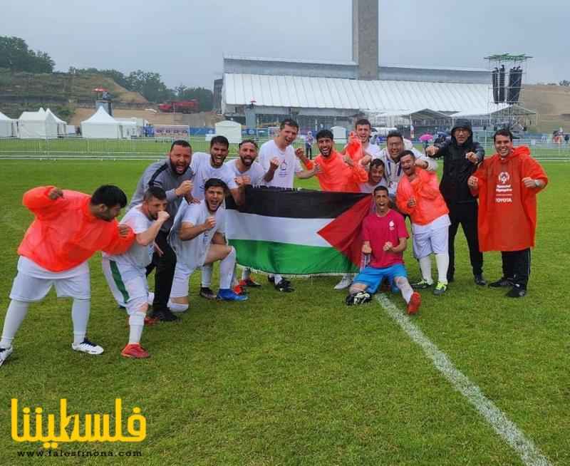 منتخب فلسطين لكرة القدم يحقق الذهبية في الأولمبياد الخاص العالمية