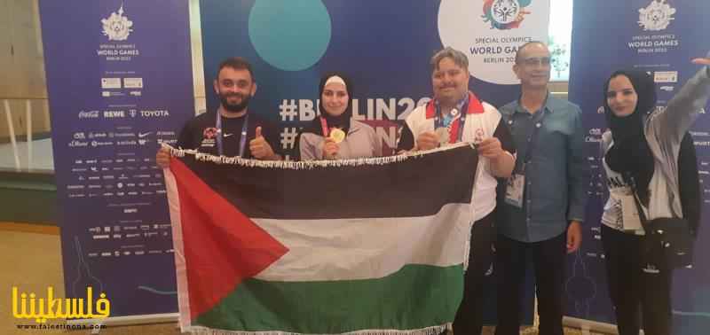 11 ميدالية حصيلة نجوم وأبطال فلسطين بالأولمبياد الخاص برلين 2023