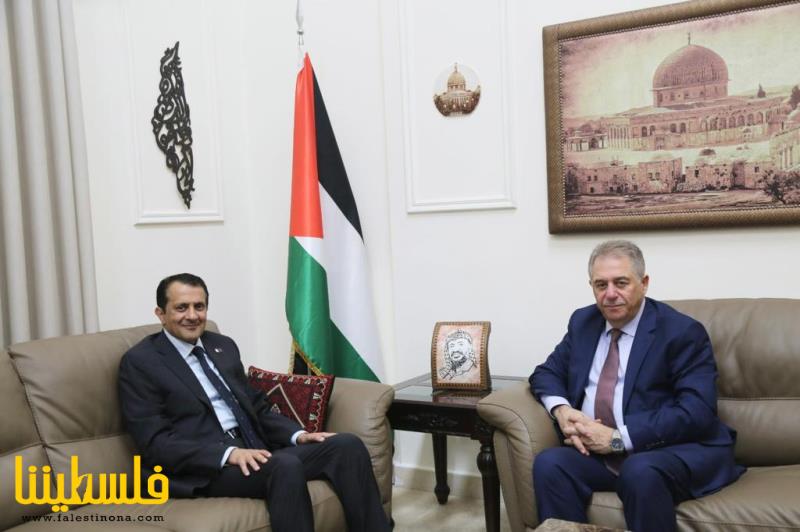 السَّفير دبور يستقبل سفير دولة قطر في لبنان