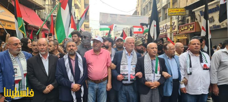 (تحت المقال - 1) - طوفان جماهيري لبناني وفلسطيني دعمًا لشعبنا