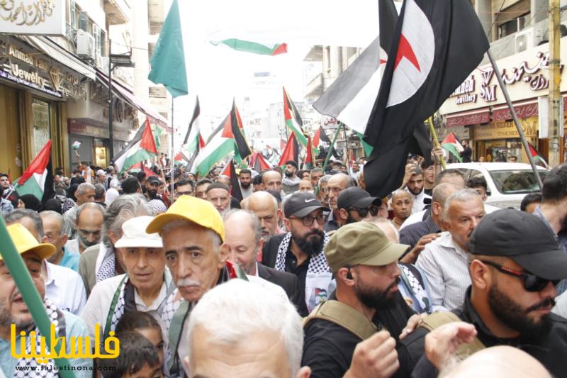 (تحت المقال - 5) - طوفان جماهيري لبناني وفلسطيني دعمًا لشعبنا