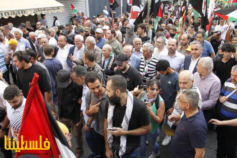 (تحت المقال - 7) - طوفان جماهيري لبناني وفلسطيني دعمًا لشعبنا