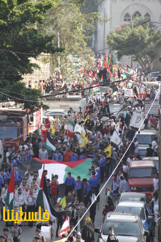 (تحت المقال - 6) - طوفان جماهيري لبناني وفلسطيني دعمًا لشعبنا