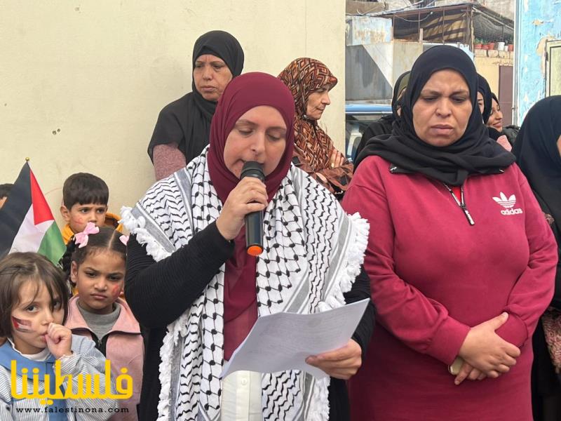 (تحت المقال - 3) - الاتحاد العام للمرأة الفلسطينية في البقاع ينظم وقفةً تضامنيةً دعمًا لأبناء شعبنا في فلسطين