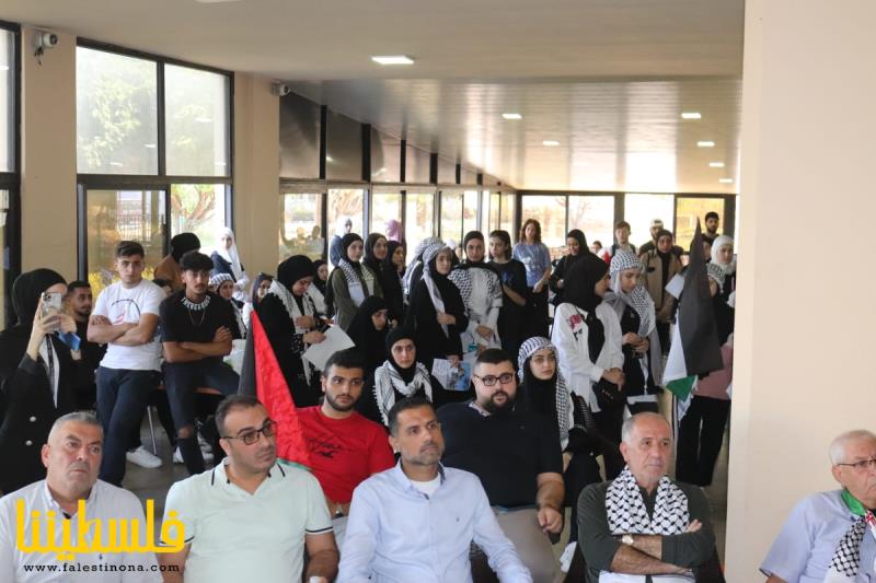 (تحت المقال - 8) - فصائل العمل الوطني الفلسطيني تشارك في الوقفة التضامنية التي نظمتها الجامعة الأميركية للثقافة والتعليم AUCE  في مدينة صور