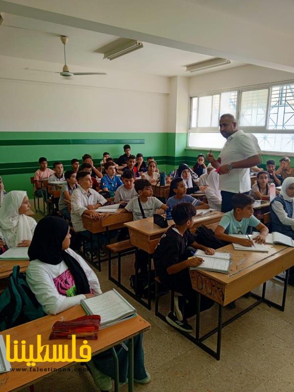 (تحت المقال - 2) - الاتحاد العام لطلبة فلسطين في زيارة ميدانية لثانوية بيت جالا