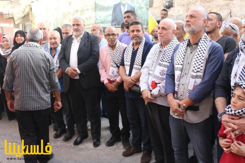مسيرةٌ حاشدةٌ في مخيم المية ومية إحياءً للذكرى الـ١٩ لاستشهاد ياسر عرفات وتنديدًا بالعدوان الإسرائيلي على شعبنا