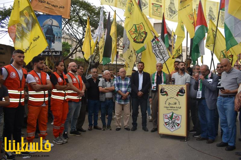 وحدة الإسعاف والطوارئ تشارك بإحياء ذكرى الرمز ياسر عرفات في كافة المخيمات الفلسطينية في لبنان
