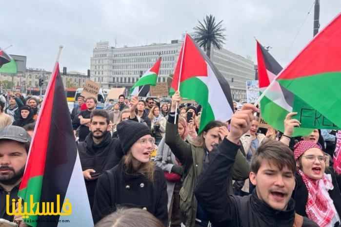 مسيرات داعمة لفلسطين وتنديداً بالعدوان وتضامنًا مع شعبنا في عو...