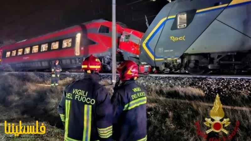 17 جريحا على الأقلّ في تصادم قطارين في ايطاليا