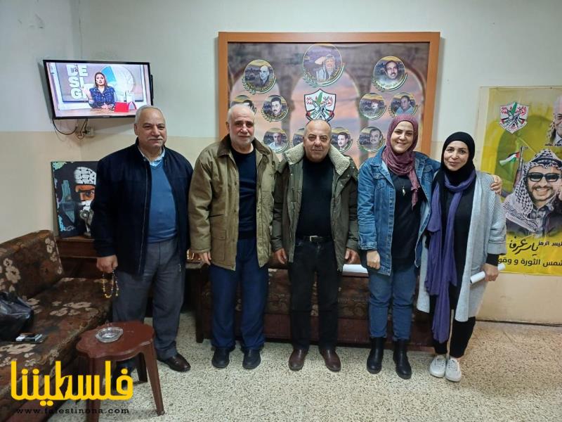 اللواء شبايطة يستقبل أمين سر اتحاد نقابات عمال فلسطين في تونس