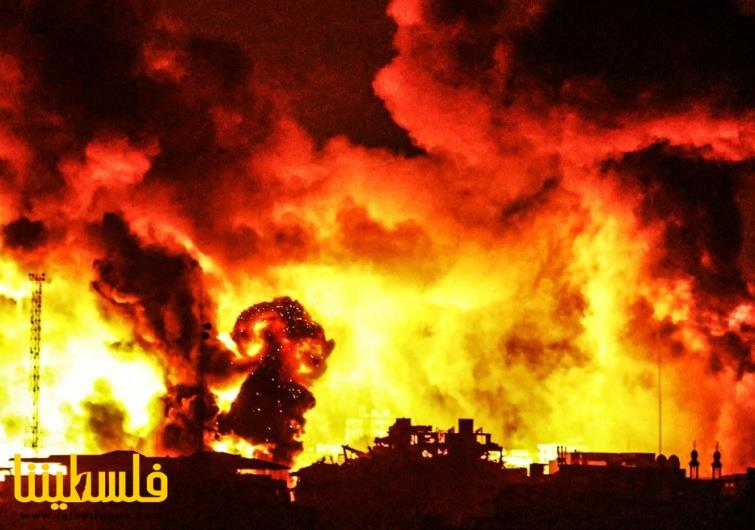 الاحتلال يستهدف غزة وبيت لاهيا بالأحزمة النا...