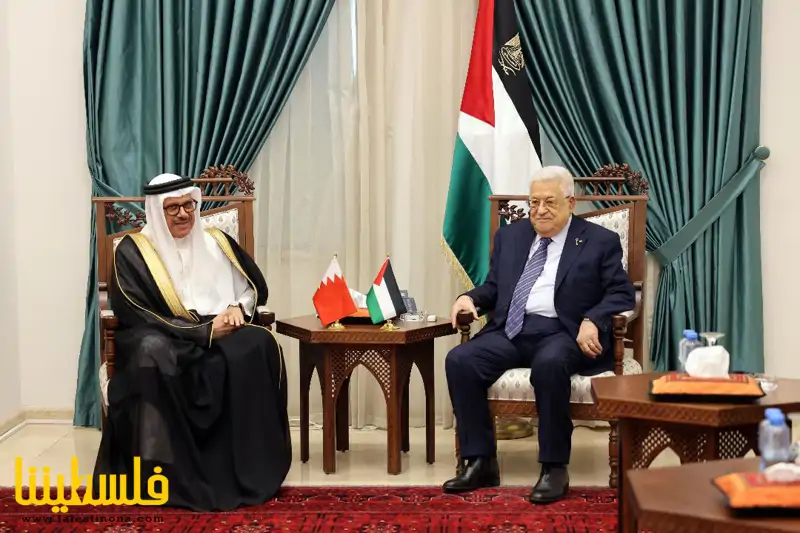 سيادة الرئيس يستقبل وزير الخارجية البحريني