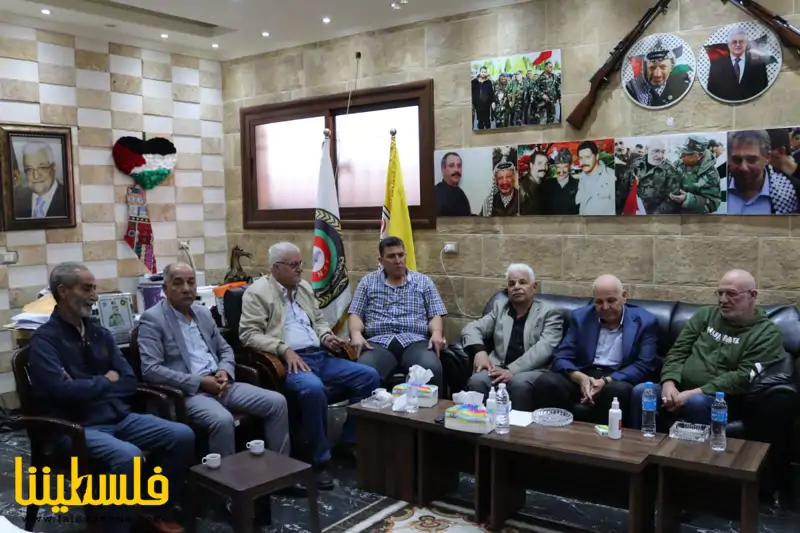 اللواء عبدالله يستقبل وفدًا من لجنة المتابعة المركزية للجان الشعبية الفلسطينية في لبنان