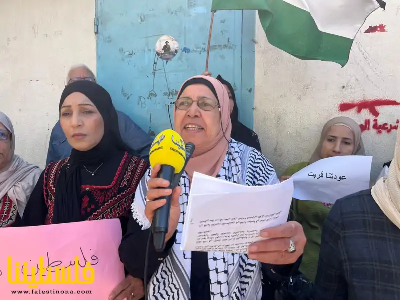 الإتحاد العام للمرأة الفلسطينية ينظم وقفةً تضامنيةً في مخيم ال...