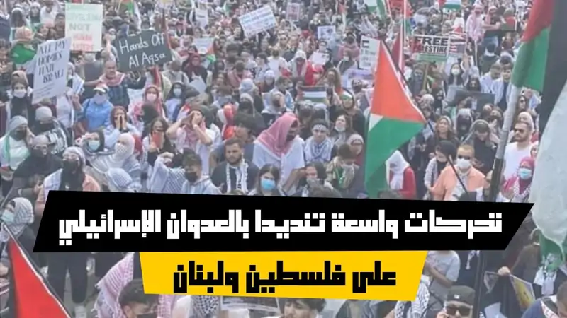 تحركات واسعة تنديدا بالعدوان الإسرائيلي على فلسطين ولبنان