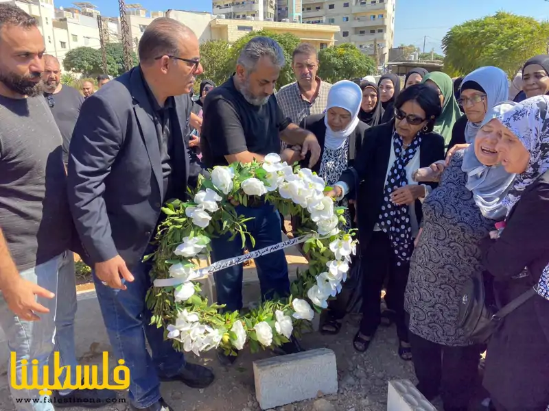 موكب جنائزي مهيب في وداع الشهيدة فايزة الوناس في مخيّم نهر البارد