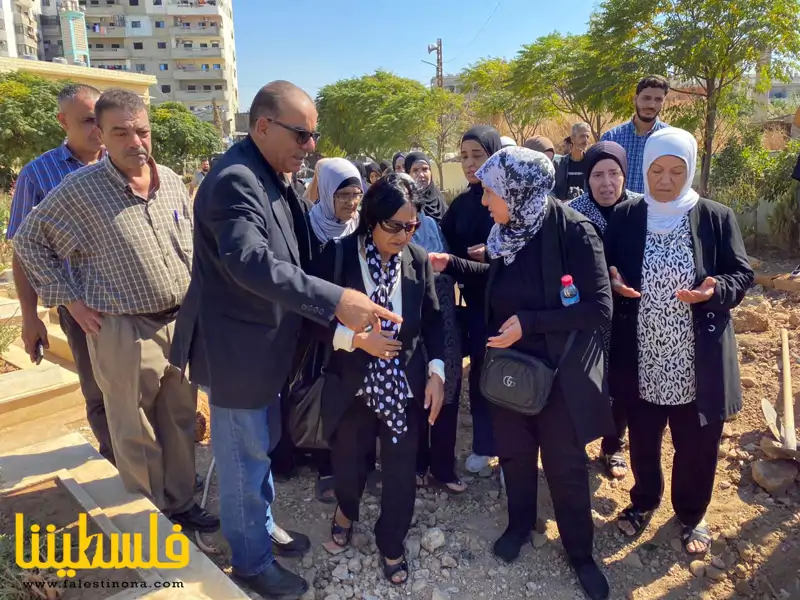 موكب جنائزي مهيب في وداع الشهيدة فايزة الوناس في مخيّم نهر البارد