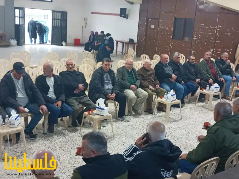 (تحت المقال - 2) - "فتح" في صور تقدم واجب العزاء برحيل نائب الأمين العام للجبهة الشعبية في مخيم البص