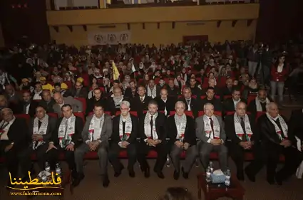 مهرجان سياسي حاشد لحركة "فتح" في بيروت في ذكرى انطلاقتها الـ 48