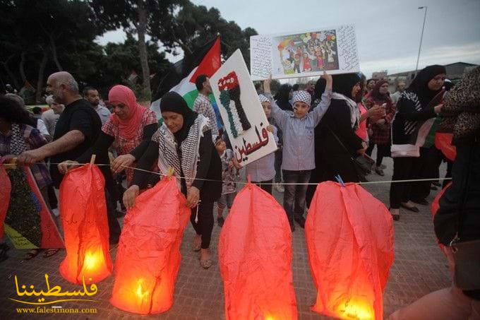 (تحت المقال - 1) - مسيرة لبنانية فلسطينية في شاتيلا بذكرى النكبة