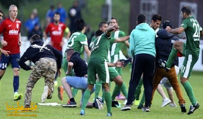 (تحت المقال - 2) - رفض العدوان على غزة يصل لملاعب كرة القدم