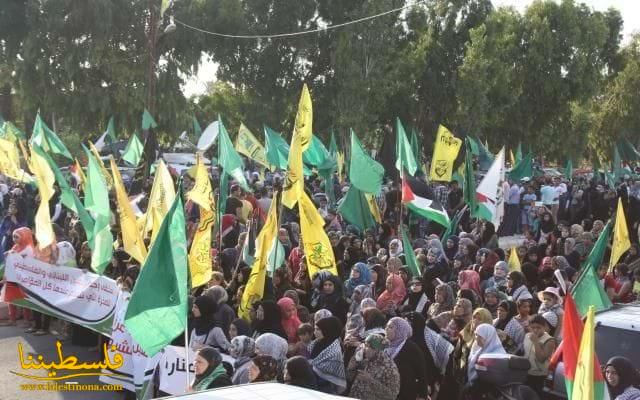 (تحت المقال - 7) - مسيرة لبنانية فلسطينية في صور تضامناً مع غزة