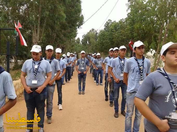 (تحت المقال - 7) - وفد من حركة "فتح" في صور يزور موقع الدورة التخييمية لجمعية الكشافة والمرشدات الفلسطينية