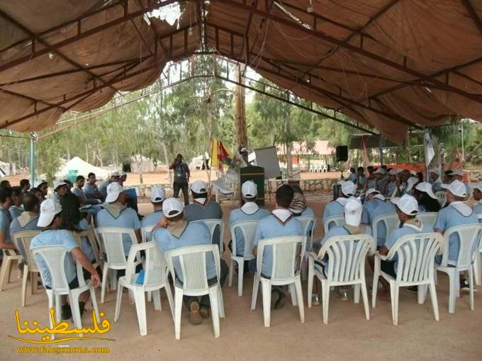 (تحت المقال - 6) - وفد من حركة "فتح" في صور يزور موقع الدورة التخييمية لجمعية الكشافة والمرشدات الفلسطينية