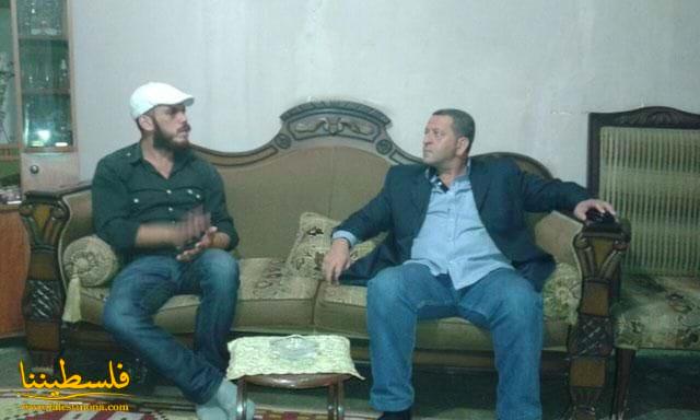 وفد من "فتح" زار منزل ربيع محمد الشعبي في منطقة الصرفند