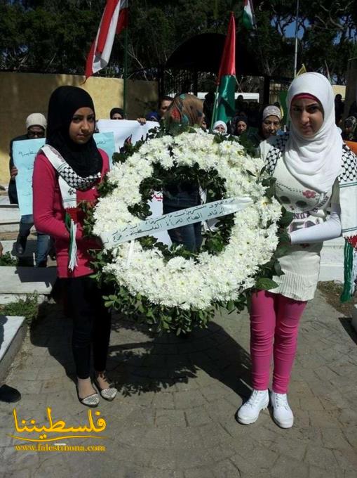 (تحت المقال - 2) - مسيرة نسوية للفلسطينيات بيوم المرأة العالمي في شاتيلا