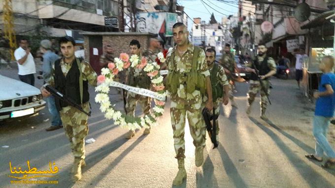 "فتح" تنظِّم مسيرةً إلى مقبرة الشهداء في مخيّم البداوي صبيحةَ عيد الفطر