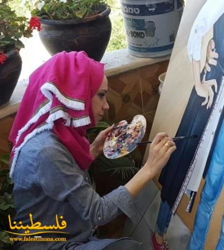 درست الجُغرافيا لترسم التاريخ .. الخليل :"ليندا النتشة" .. متعددة المواهب وحكاية أول مرسم خاص