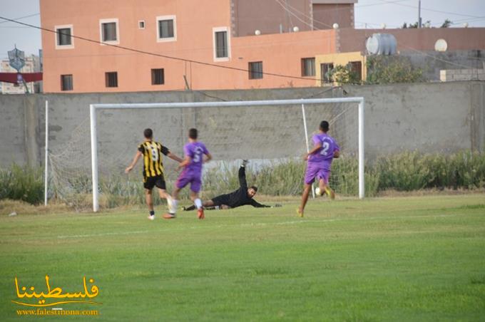 مباراة بكرة القدم في ذكرى ميلاد الشهيد ياسر عرفات في الرشيدية