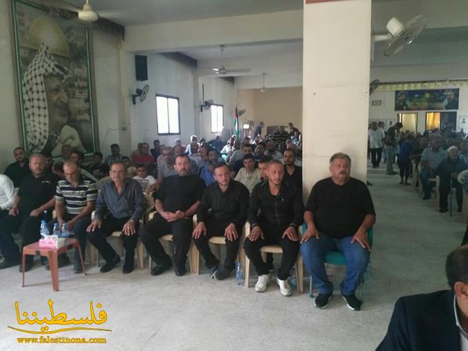 (تحت المقال - 3) - حركة "فتح" تُشارك جبهة التحرير الفلسطينية حفل تأبين جمال النمر في الرشيدية