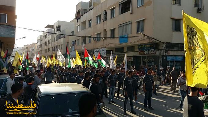 (تحت المقال - 1) - "فتح" تُحيي ذكرى استشهاد ياسر عرفات في مخيَّم نهر البارد