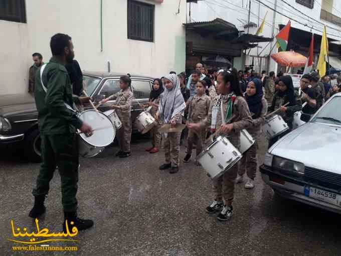 (تحت المقال - 2) - حركة "فتح" تُشيِّع العقيد نهاد راحيل في مخيَّم البرج الشمالي