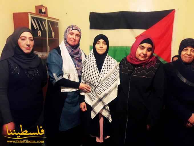 (تحت المقال - 3) - الإتحاد العام للمرأة الفلسطينيَّة في البقاع يكرِّم ثُلَّة من الأخوات في يوم العمَّال