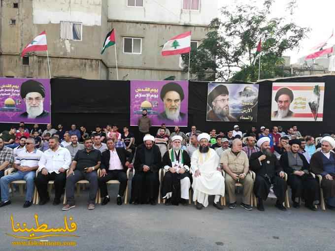 مسيرةٌ جماهيريةٌ حاشدةٌ في حارة صيدا إحياءً ليوم القدس العالمي