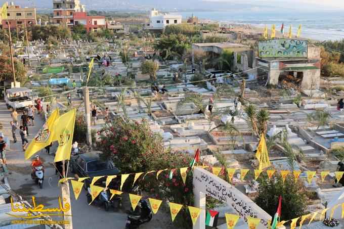 القوة الأمنية الفلسطينية تنظِّف وتزيِّن مقبرة الرشيدية