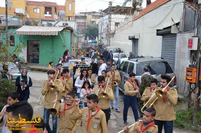 (تحت المقال - 5) - حركة "فتح"- شعبة المعشوق تحيي ذكرى انطلاقتها بمسيرةٍ جماهيريةٍ