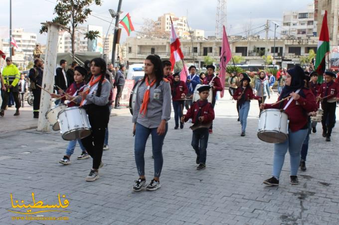 (تحت المقال - 8) - "فتح" تُشارك في مسيرة إحياء الذكرى الـ٤٥ لاستشهاد المناضل العروبيّ معروف سعد في صيدا