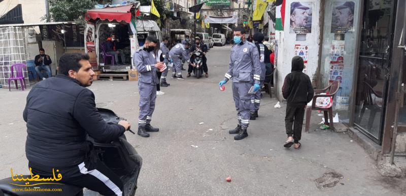 (تحت المقال - 4) - حملة إرشادات للوقاية من فايروس كورونا في كافة المخيمات